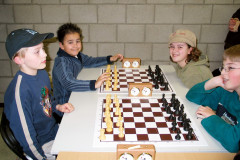 Van Spijk Grand Prix schaaktoernooi 21-3-2004Thijmen tegen Lynn Cleuters