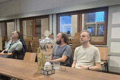 Algemene Ledenvergadering 20250828.  Hans Leenders, Mart Nabuurs en Henk van Gool.