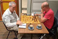 Robert Meilink (links) tegen John de Laat