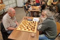 Mart Dael (links) tegen Gerben Oosterbaan 1