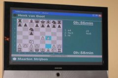 Clubkampioenschap 20080529 Digitaal bord via TV scherm
