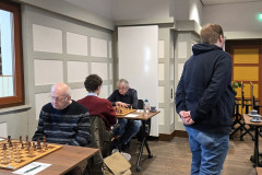 Links Peter Schoeber en Jos Rievers. Staand Carsten Fehmer.