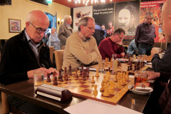LISB-wedstrijd-2015-11-15 Vlnr Ad, Ger, Gerard en staande Jos