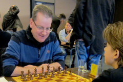 LISB wedstrijd 2016-01-10  Gerard in 't Veld (links) tegen Siem van Dael