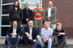 Venlo 2  De Bantuin KNSB 20110917 Vlnr staand Wouter Smeets, Jos Rievers, Hans Everaars, Bas van der Grinten, zittend Eric Schouten, Hans van Mulekom, Nico van der Hoogt, Stephan Thijssen