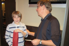 Gongtoernooi 20121226 winnaar Max Warmerdam