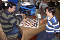 Thijmen Smith  analyseert met Martijn Dambacher (Limburg Open 2013)