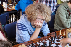 Miki Nieczyporowski eerste B-groep Antoon Holla toernooi 2014 in Velden