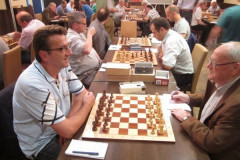 Venlo Open 2014 foto 8: Simon Plukkel (link) tegen Boeb Jacobs