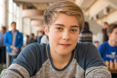 Max Warmerdam, foto Frans Peeters van de website het NK Jeugd 2016 Categorie A