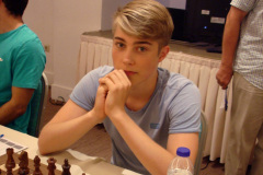 Greek Tch 2017. Max Warmerdam op bord 1 voor zijn team AO Zinon Glifadas (foto website)
