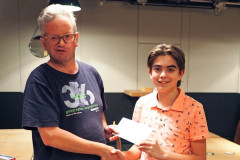 Zomer Snelschaaktoernooi 2017 Siem van Dael winnaar A-groep