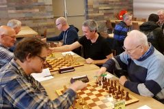 De eerste 3 borden van Team 1: John de Laat, Robert Meilink en Jan op de Laat