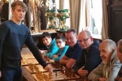 Simultaan Max Warmerdam op 16 mei 2019 in Grand Café de Maagdenberg. Foto Bas van der Grinten.