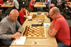 Venlo Open 2019: Ben Mikmak (links) tegen John de Laat