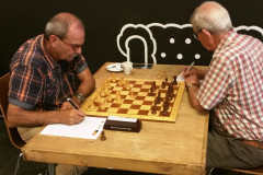Ger van Leipsig (links) tegen Karl Jacobitz