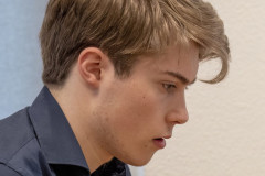 Max Warmerdam in ronde 9 van de KNSB competitie 2022-'23