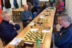 Robert Meilink tegen Bart Koelman (rechts) LISB 19 maart 2023. Foto website DJC..