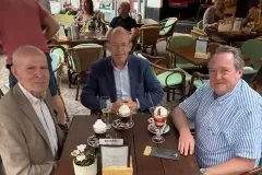 Venlo 20250705. V.l.n.r. Paul van der Sterren, Bas van der Grinten en Ron Puyn (Foto KNSB/Schaakbond)