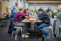 Limburg Open 2025 R6 Max Warmerdam (links) tegen Benjamin Bok (Foto Frans Peeters)