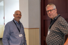 5 juli 2025. Hans van Mulekom (links ) en John Stikkelbroeck (Foto Harry Gielen)