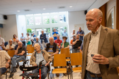 5 juli 2025. Commentaar bij de partijen door Paul van der Sterren.  (Foto Harry Gielen)
