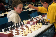 NK Rapid Eindhoven 2004 Koen Slangen (zw) tegen Thijmen Smith (wit)