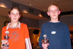 PJKL 20041230 Cadier en Keer Winnaars B-groep Martina van Vliembergen en Egbert Clevers