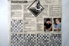 Dagblad De Limburger van woensdag 4 januari 2006, Schaakrubriek van Frank Clevers, over het Jeugdkanpioenschap Schaken 2005 in Tegelen