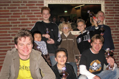 PKJL 2005 Deelnemers van de VSV.  Met de klok mee: Joep Nabuurs Wai Keung Liu, Guido Faassen, Florens Cals, Willem Suilen, Egbert Clevers, Mart Nabuurs en Thijmen Smith. Anna Haffmans en Victor Peeters waren al naar huis.