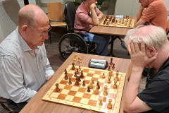 Mart Dael (links) tegen Peter Timmermans
