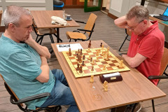 Robert Meilink (links) tegen Gerard in 't Veld
