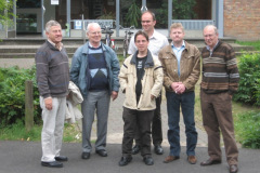 V.l.n.r. Huub Borghouts, Jan op de Laak, Raoul Lemmen, René Kniest, Stephan Thijssen, Piet Thijssen