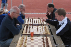 Vrijenbroek, Sportdag 20110416 Marc van der Lee (li) en Kim Clabbers
