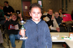 Van Spijk Grand Prix schaaktoernooi 21-3-2004Eerste plaats D-categorie Thijmen Smith (Venlo)