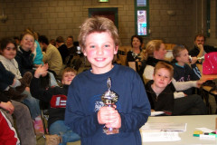 Van Spijk Grand Prix schaaktoernooi 21-3-2004Derde plaats E-categorie Toine Paulissen (MSV-VSM)