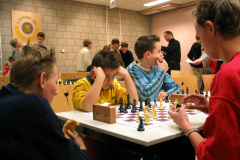 Van Spijk toernooi Venlo 10 april 2005. Thijmen tegen Bas Imandt (verloren).
