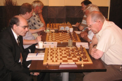 Harald Blankertz (links) tegen Mart Dael