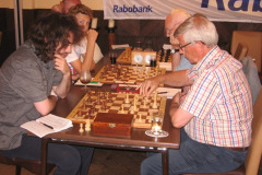 Wouter Smeets (links) tegen Karl Jacobitz