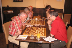 Jos Kempen (links) tegen Axel Plate