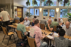 Venlo Open 2025. Met wit vlnr: Jos Kempen, Gerard in 't Ven, Bram Kierkels, Mart Dael