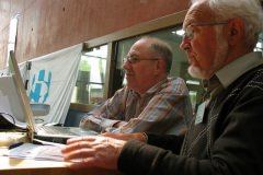 Piet Thijssen (links) en Jo Hermans