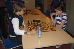 Vlaaientoernooi 2013  Max Warmerdam (links) tegen Siem van Dael