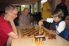 Vlaaientoernooi 2013 René Kniest (links) tegen Max Warmerdam