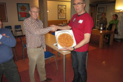 Vlaaientoernooi 2013 Derde prijs René Kniest (rechts)