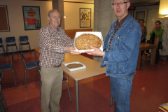 Vlaaientoernooi 2013 Tweede prijs Jan Broekhuis (rechts)