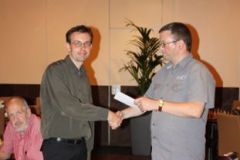 Zomersnelschaak 2009 A-groep: eerste prijs algemeen klassement Henk van Gool